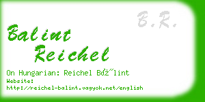 balint reichel business card